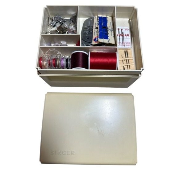Vintage SINGER Sewing Box w/ Flexi Stitch Pattern Cams x 12 + Accessories, Parts - Picture 7 of 8